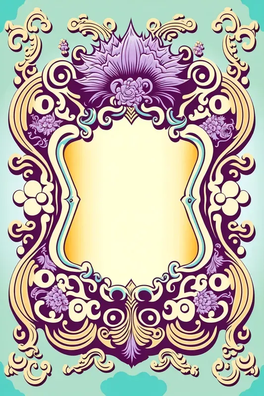 Ornate Pastel Frames