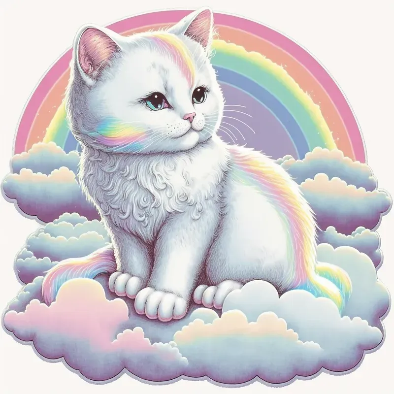 Animals On Cloud Stickers
