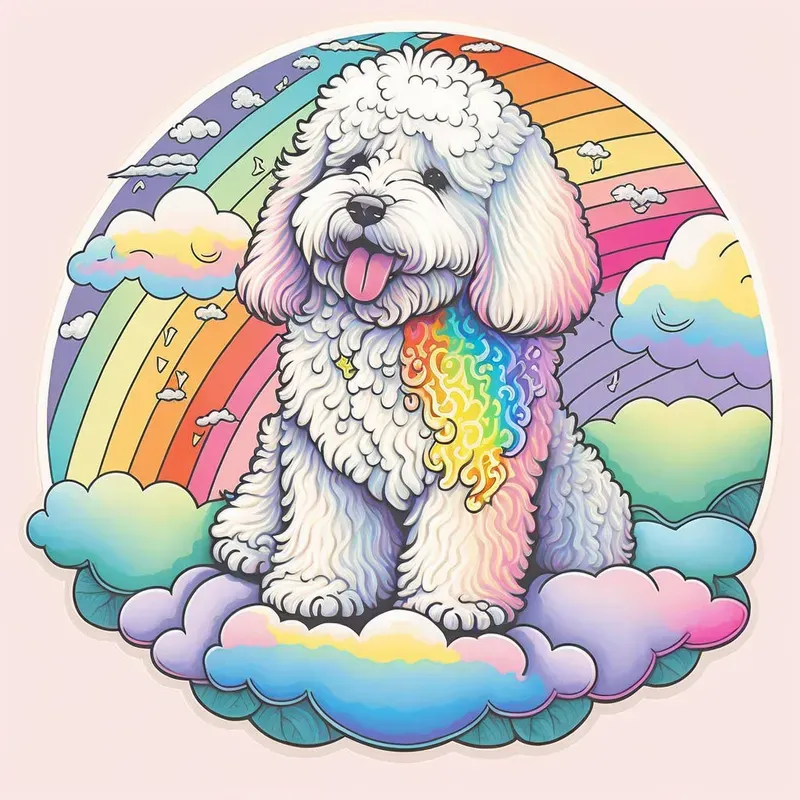 Animals On Cloud Stickers