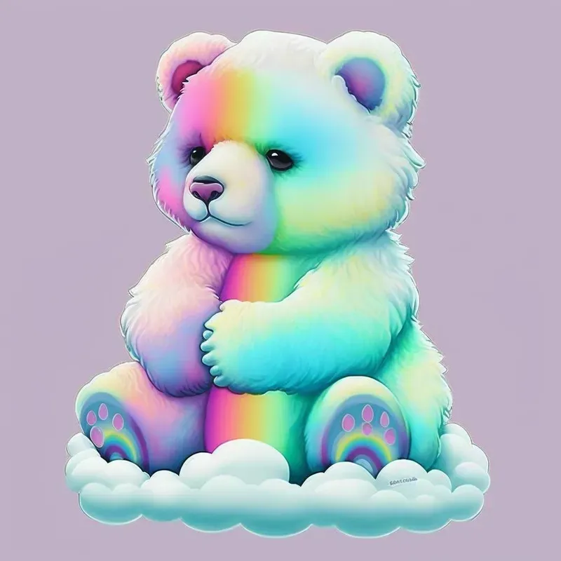 Animals On Cloud Stickers