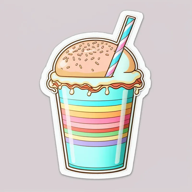 Retro Colorful Stickers