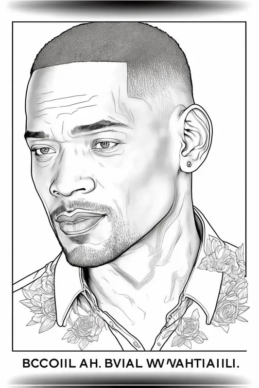 Celeb Adult Coloring Pages