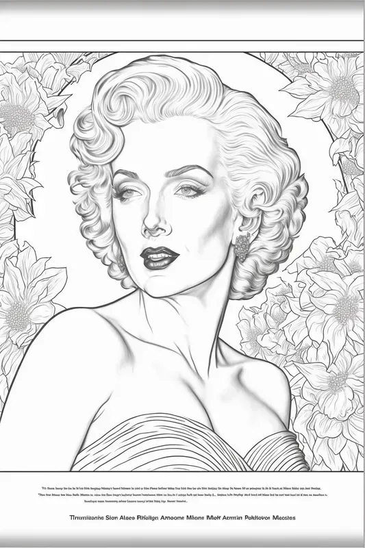 Celeb Adult Coloring Pages