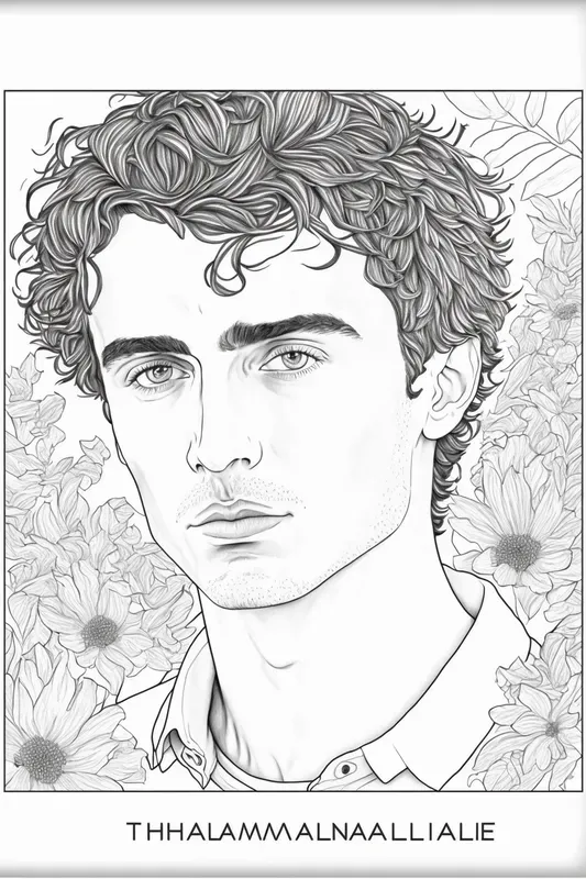 Celeb Adult Coloring Pages