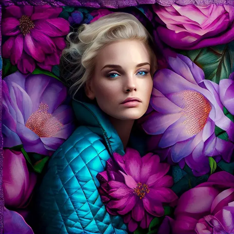 Quilted High Fashion Portraits
