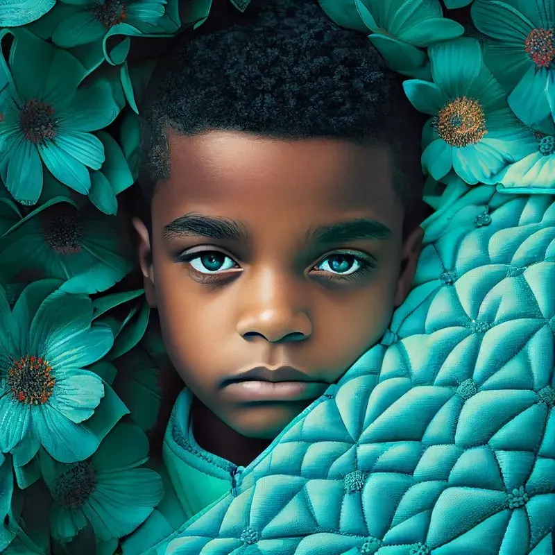 Quilted High Fashion Portraits