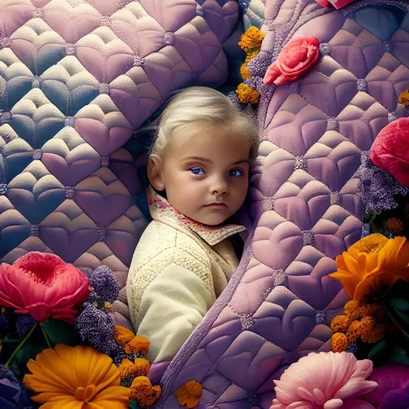 Quilted High Fashion Portraits