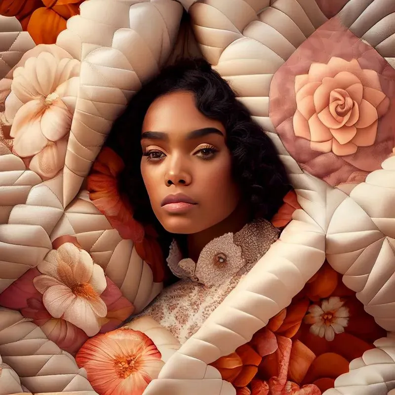 Quilted High Fashion Portraits