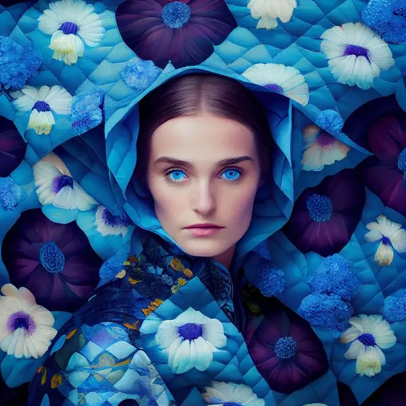 Quilted High Fashion Portraits