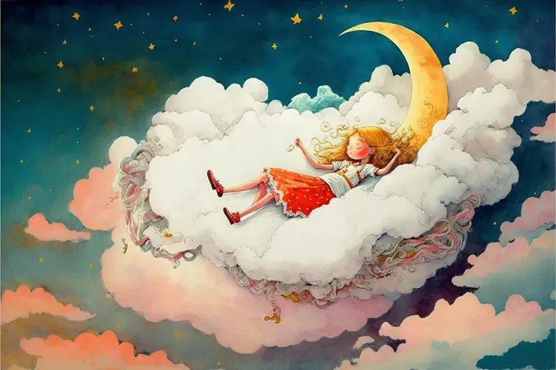 Kids Fantasy Watercolor Illustrations