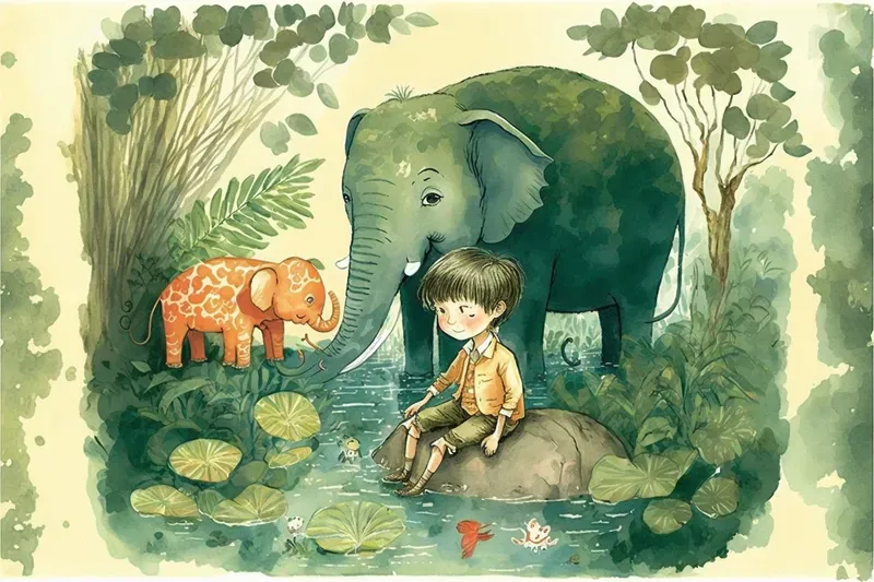 Kids Fantasy Watercolor Illustrations