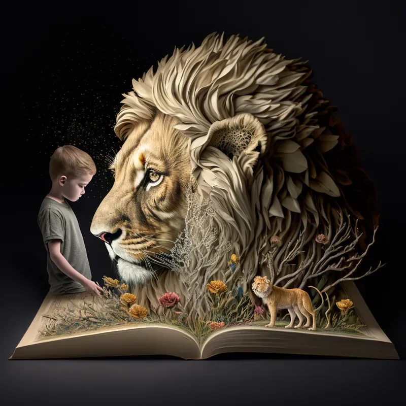 Magical Open Book Illustrations