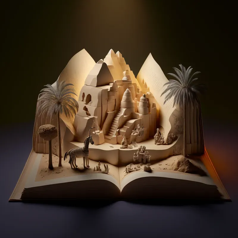 Magical Open Book Illustrations