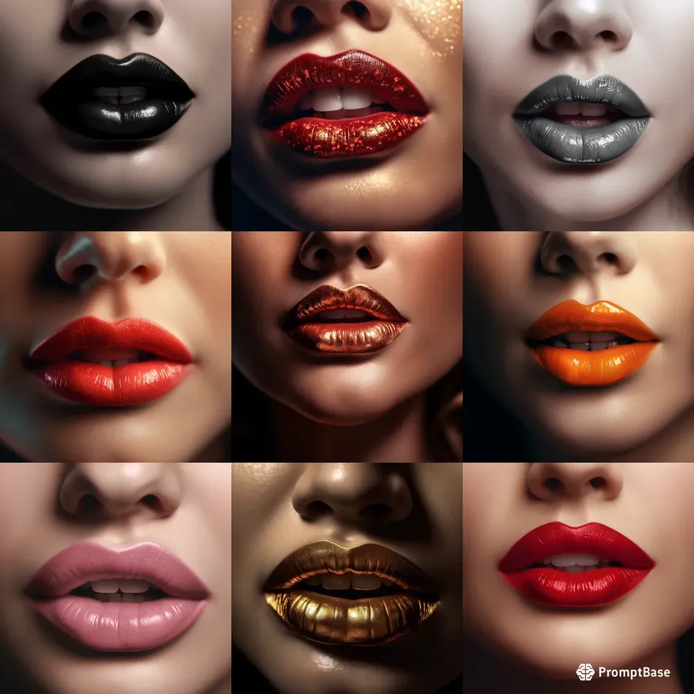 Intense Lips In Multiple Vibrant Shades