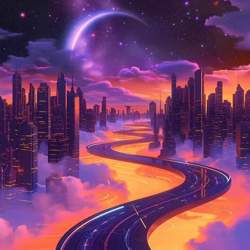 Synthwave Album Covers