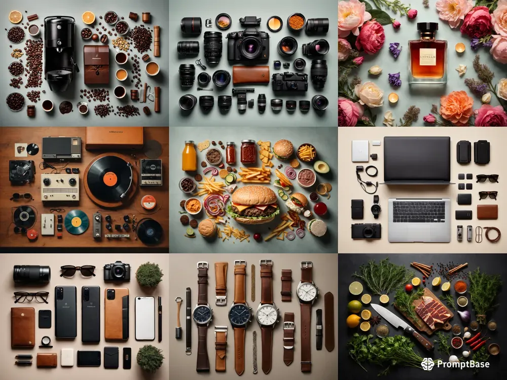 Knolling Photography Product Photos