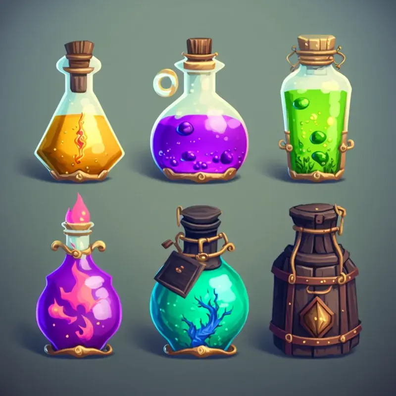 3D Game Item Collections