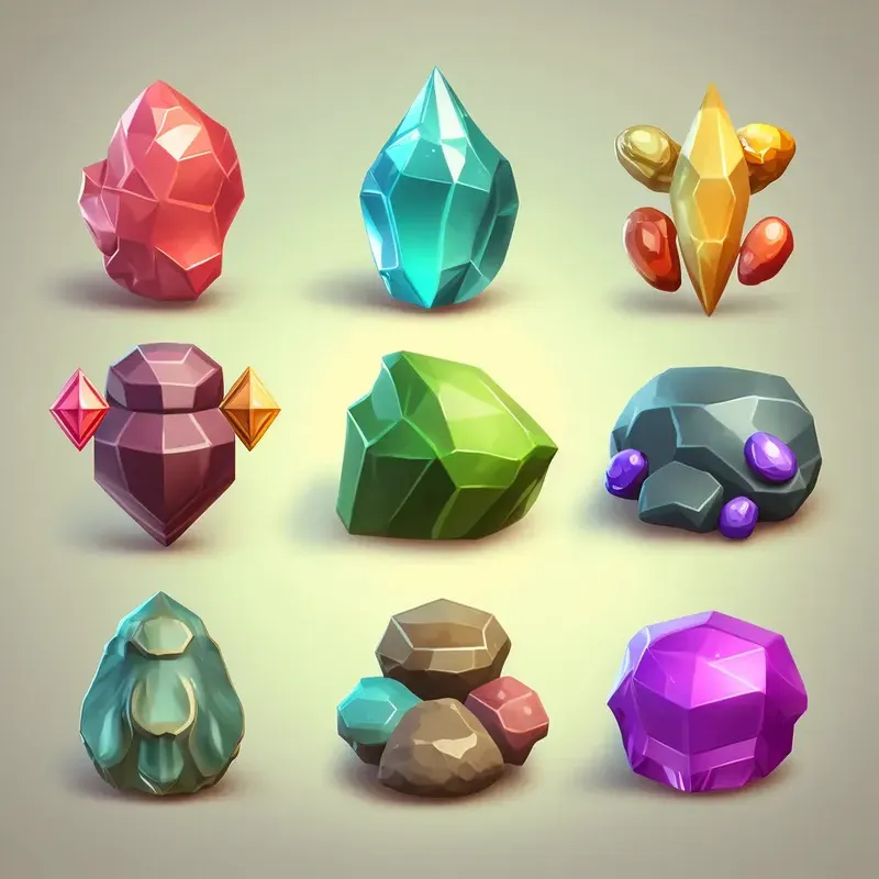 3D Game Item Collections