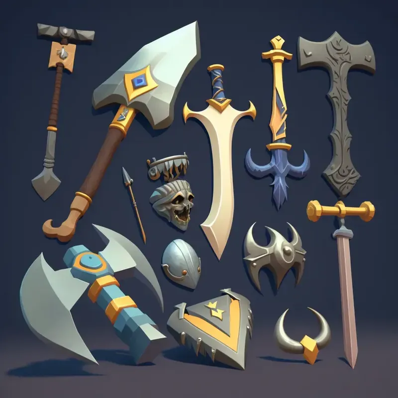 3D Game Item Collections