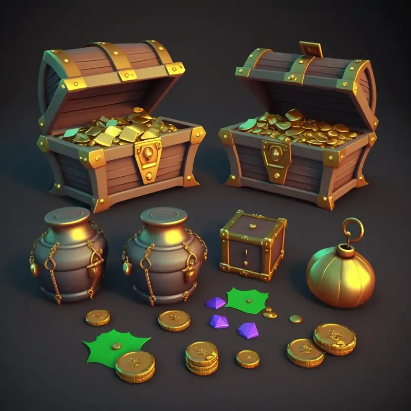 3D Game Item Collections