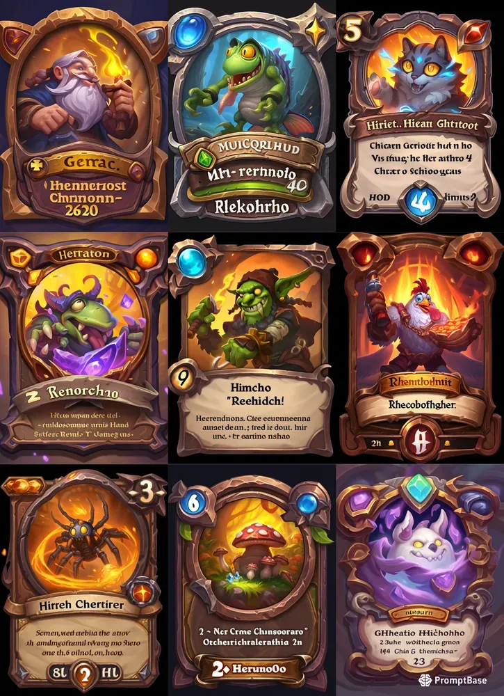 Hearthstone Card Frame Designs