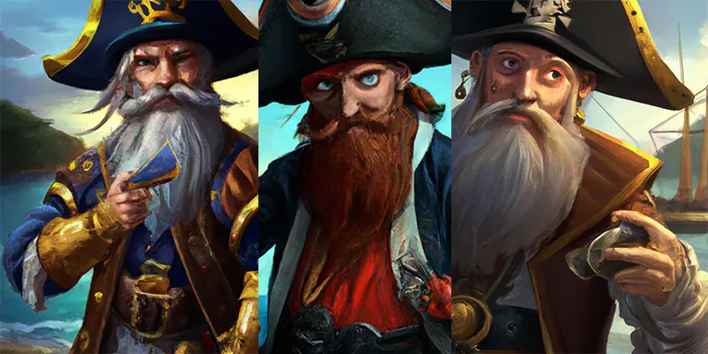 DnD Pirate Character generated by undefined