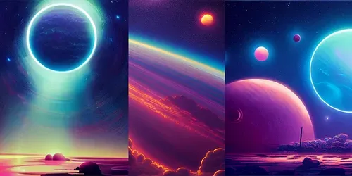 Neon Sci-Fi generated by midjourney