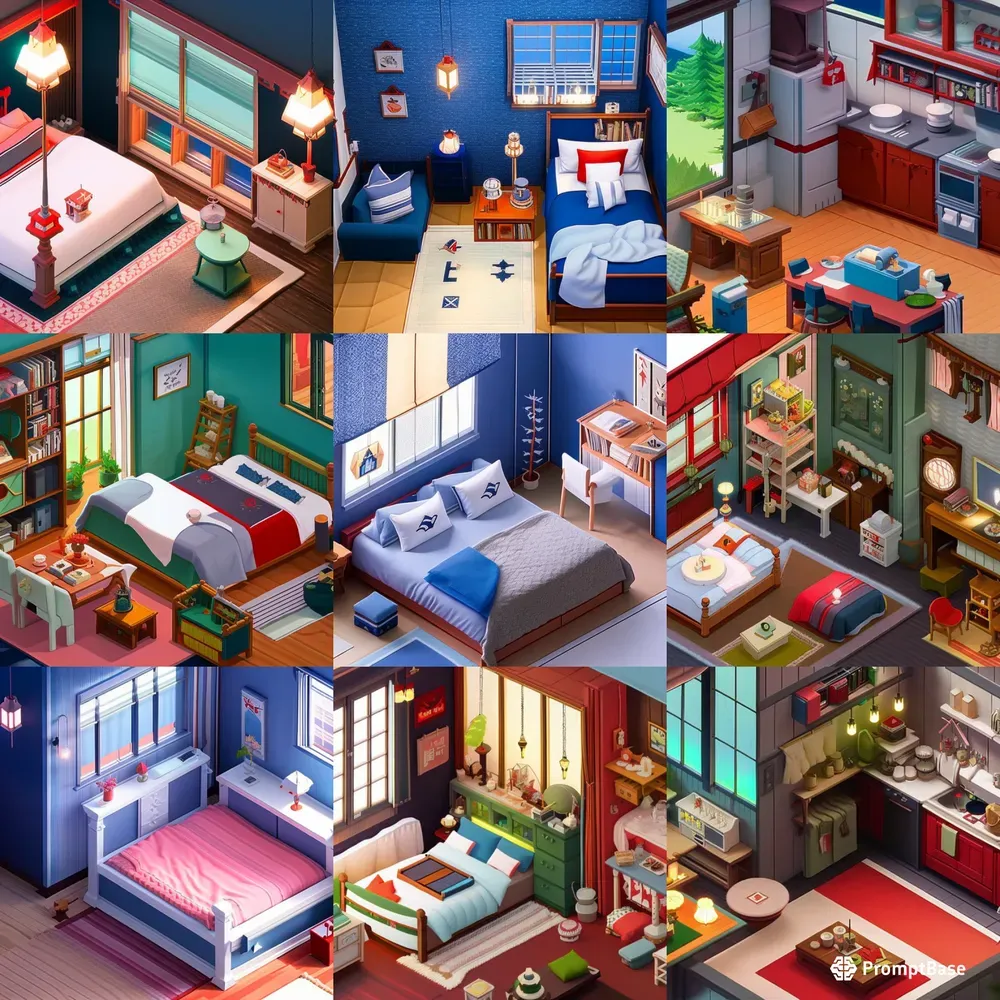Mini Stylized Rooms