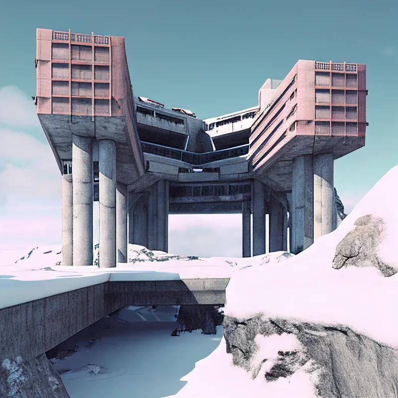 Photoreal Brutalisms