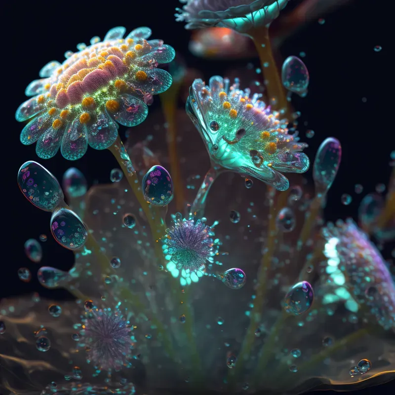 Bioluminescent Flowers