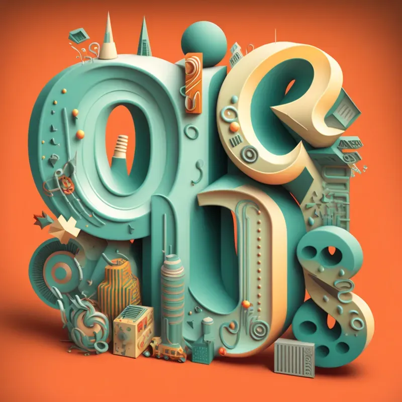 Funky Illustrations Retro Typography