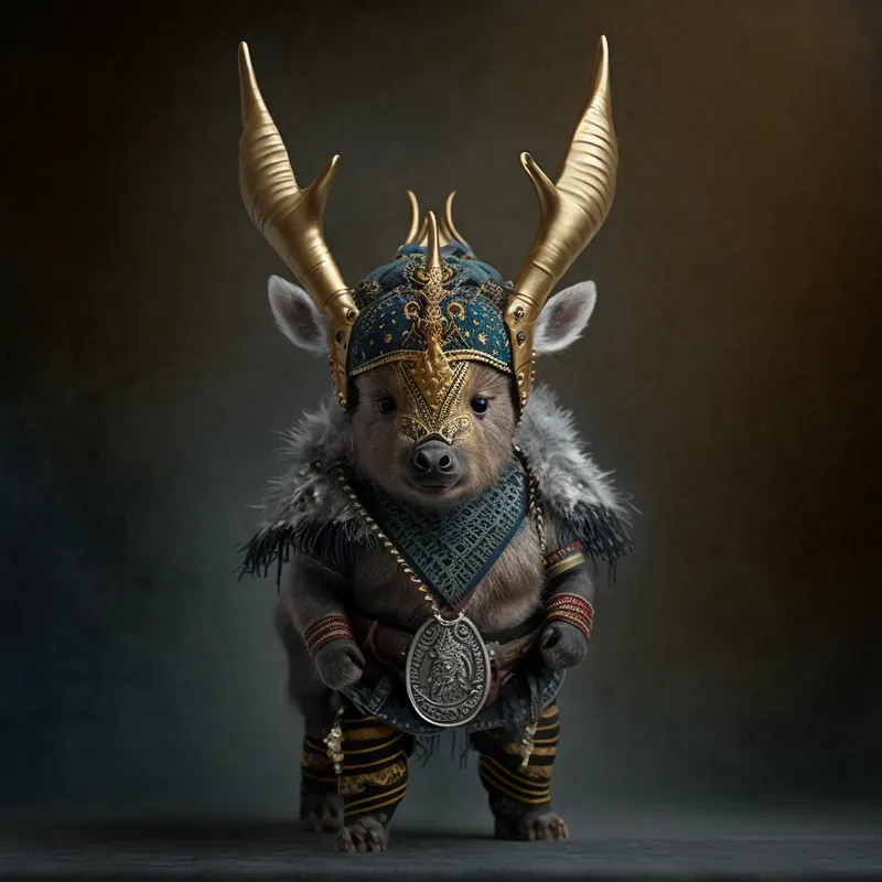 Hyperdetailed Viking Animals