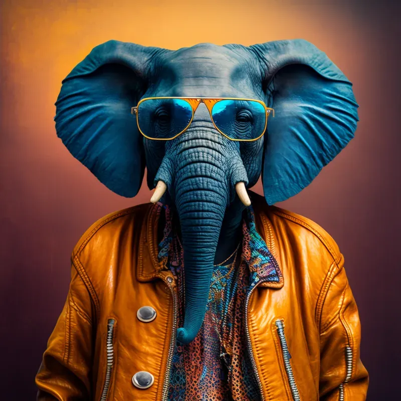 Rock Style Hyperrealistic Animals