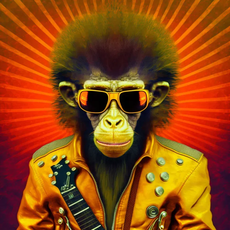 Rock Style Hyperrealistic Animals