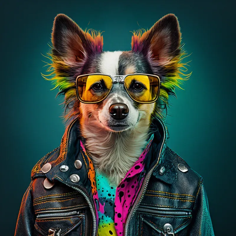 Rock Style Hyperrealistic Animals
