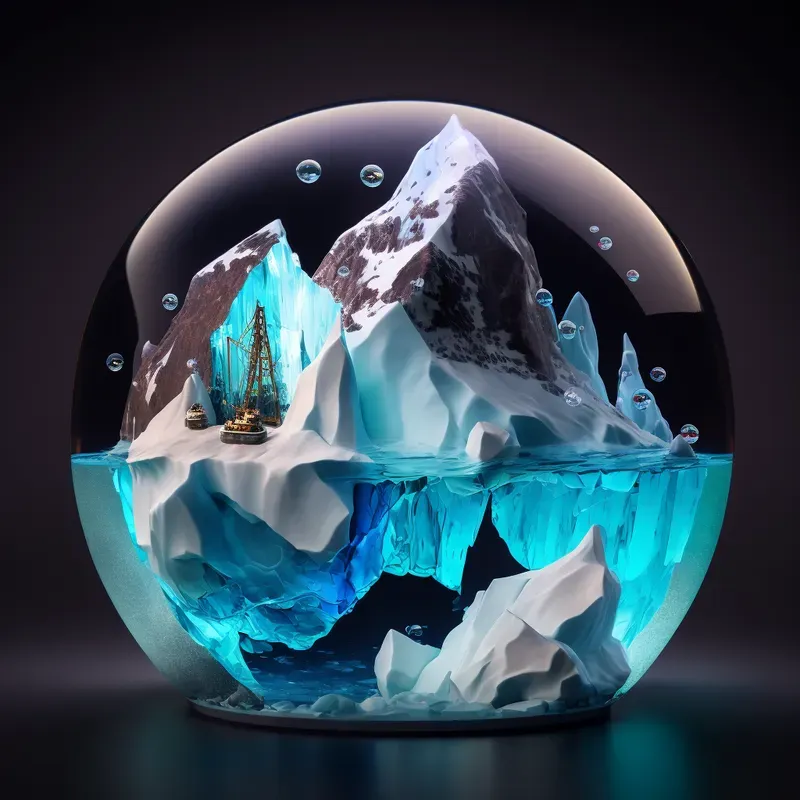 Dioramas Of Different Places In Globes