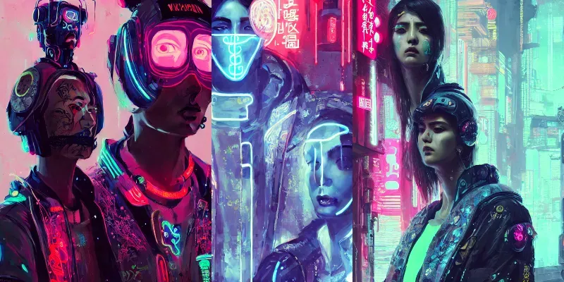 Cyberpunk Characters generated by undefined