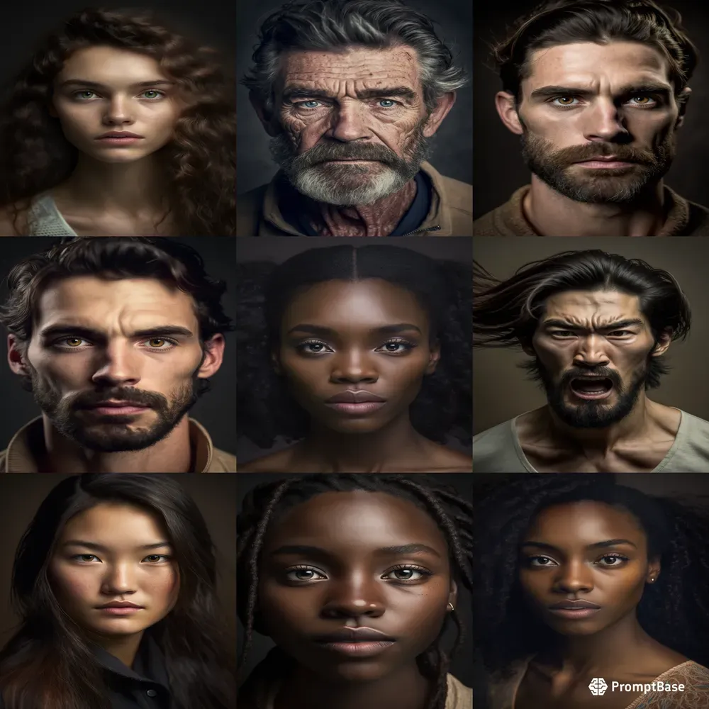 Realistic Photographic Portraits