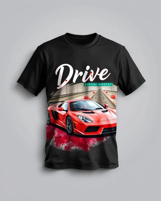 Illustrated Tshirt Design Mockups