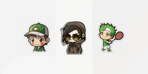 Cartoon Stickers generated by midjourney