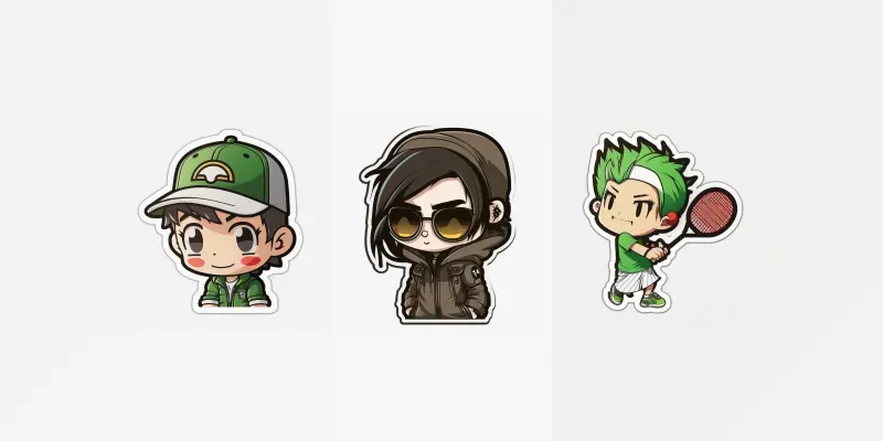 Cartoon Stickers generated by undefined