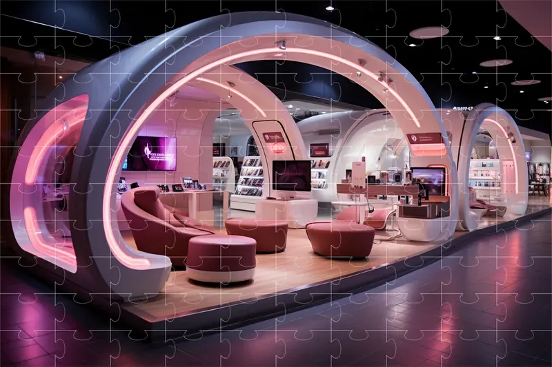 Futuristic Tech Stores In Luxury Malls