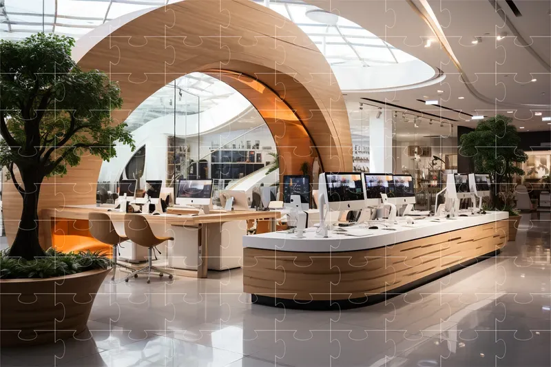 Futuristic Tech Stores In Luxury Malls