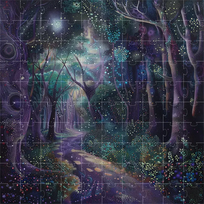 Pointillism Art Painting Masterpiece