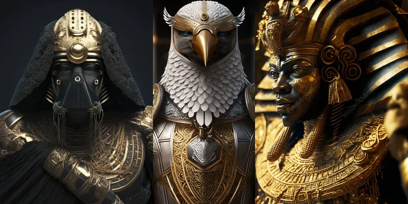 Ancient Egypt Portraits generated by undefined
