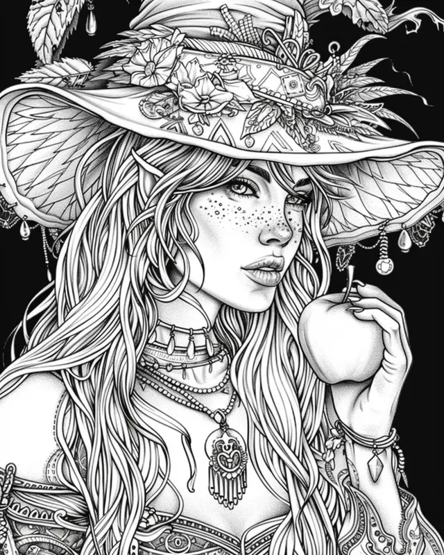 Coloring Dark Fantasy Books