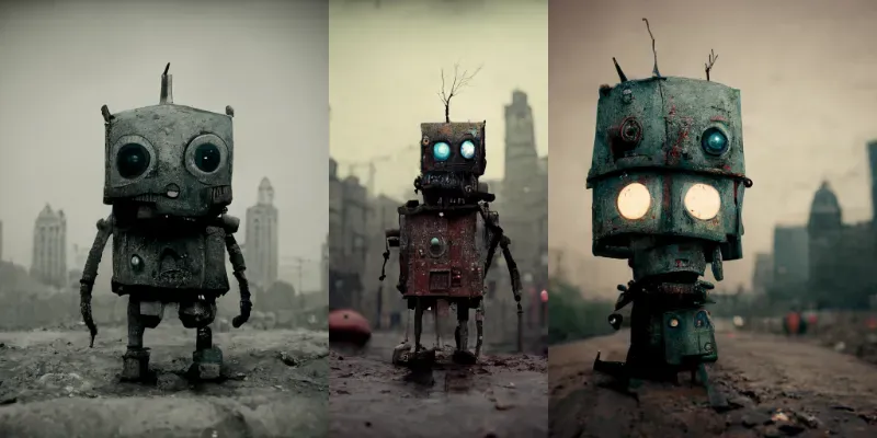 Graphic Novel Robots generated by undefined