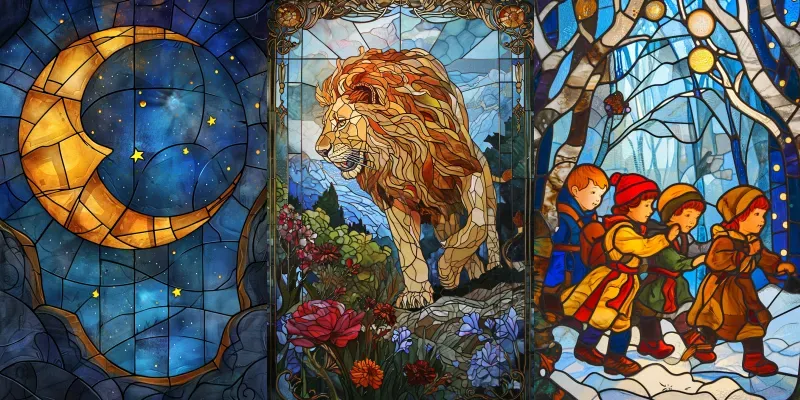 Stained Glass Illustrations generated by undefined