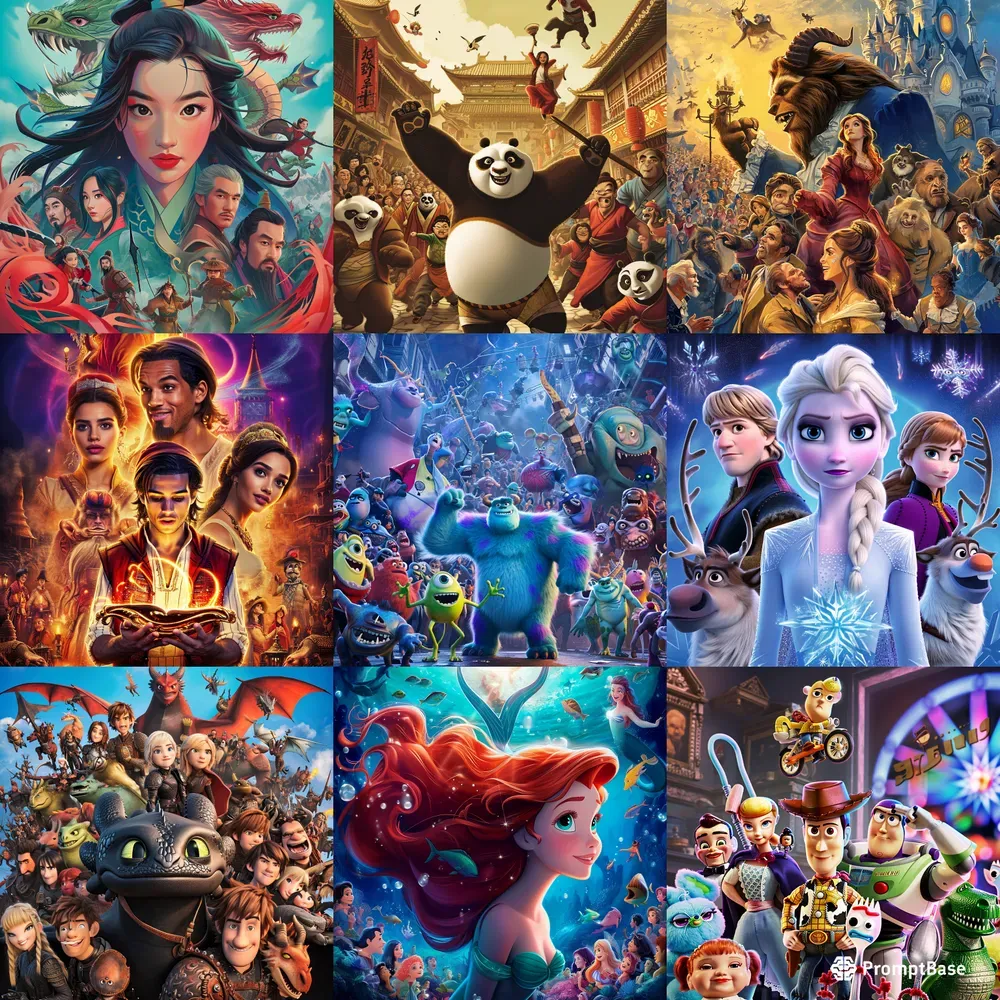 Animated Movie Posters