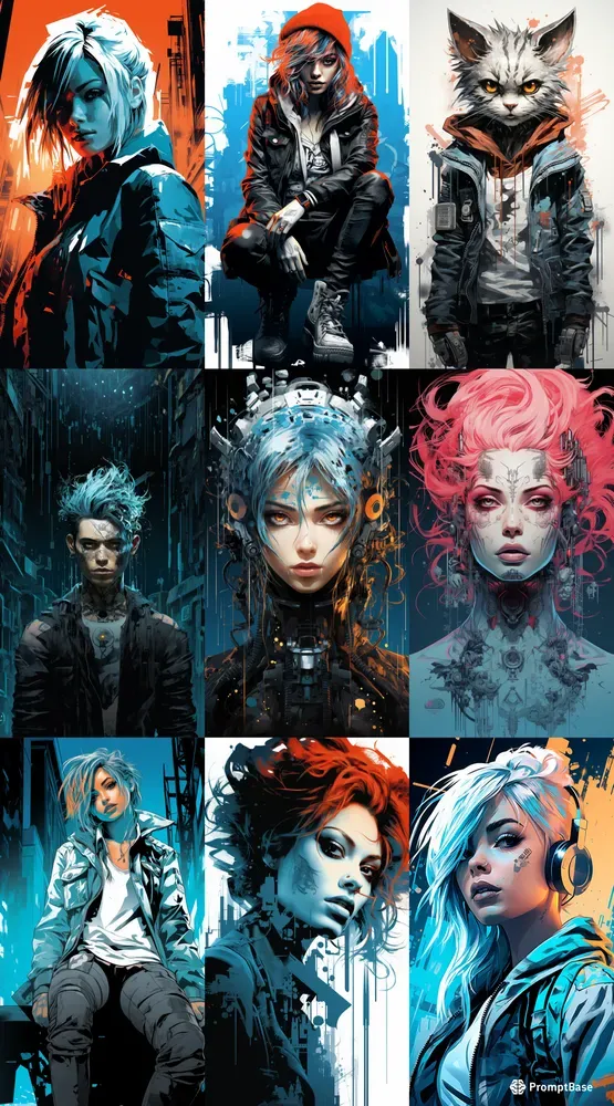 Impressive Cyberpunk Characters